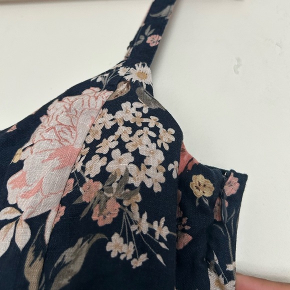 Cynthia Rowley Floral Linen Dress - Picture 7 of 9